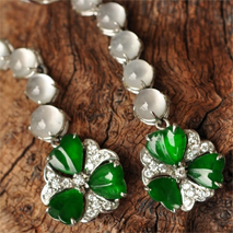 緬甸老坑糯冰種天然紫羅蘭三彩翡翠A貨18K白金玉耳墜