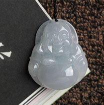 天然翡翠佛公掛件佛公吊墜