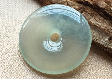 老坑高冰平安扣掛件